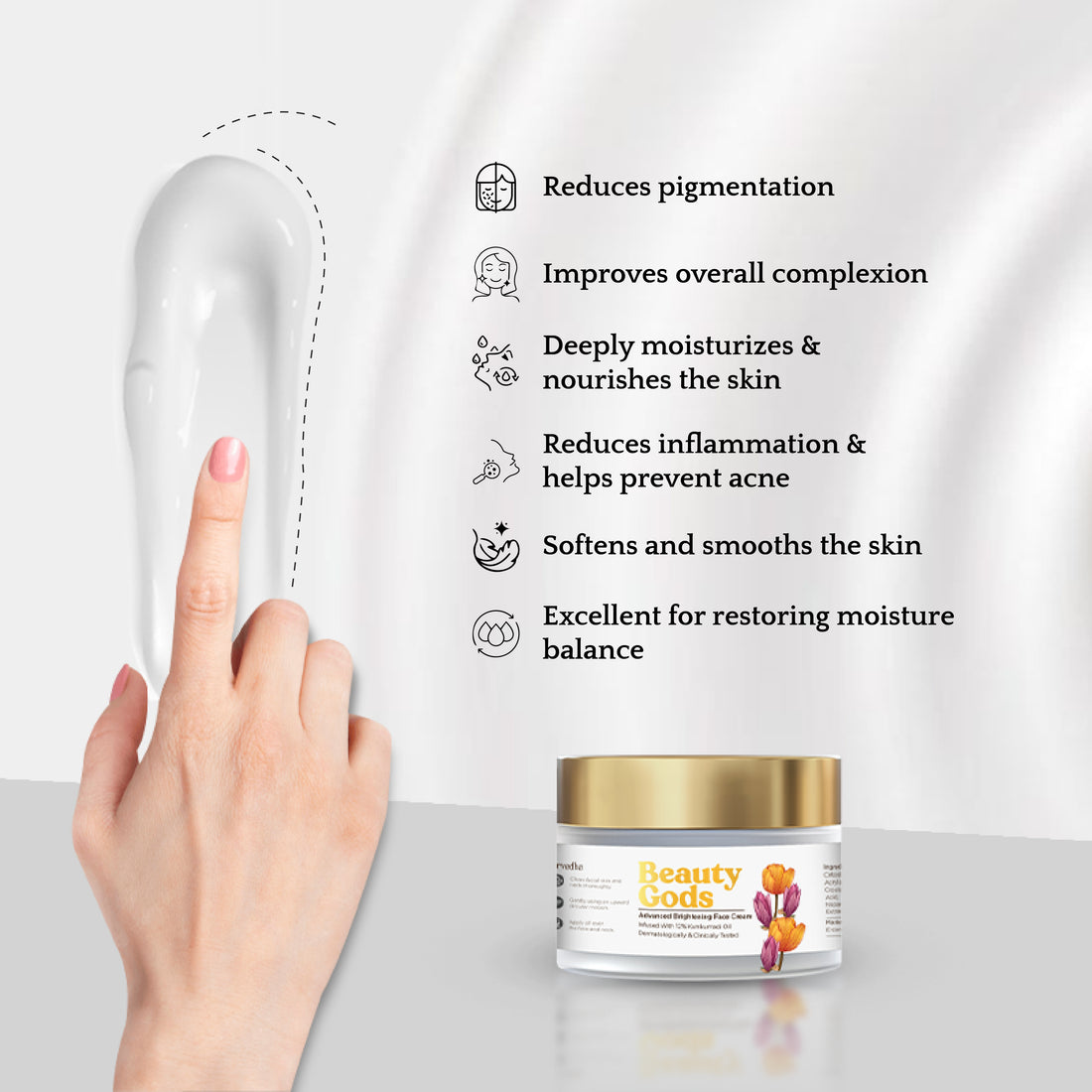 Face Wash, Brightening Face Cream & Sunscreen Gel SPF 50+ PA++++